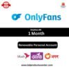 OnlyFans Premium Subscription Buy BD for 1 Month - Personal Account - bdproductscenter