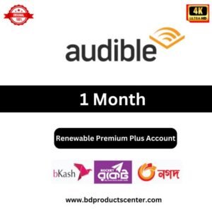 Audible Premium Plus Buy BD with bKash - Audible Premium Plus Subscription price in BD-bdproductscenter