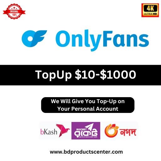 OnlyFans Personal Account Dollar Topup Buy BD - bdproductscenter